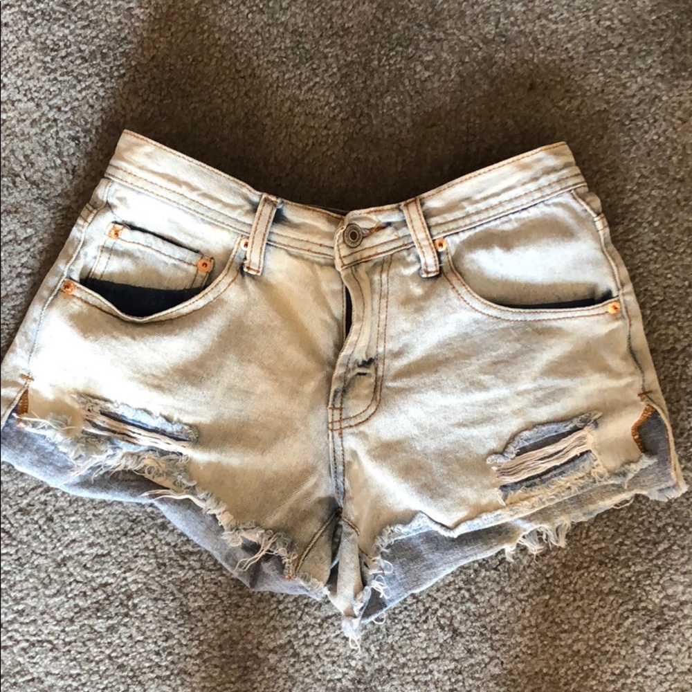 Denim shorts